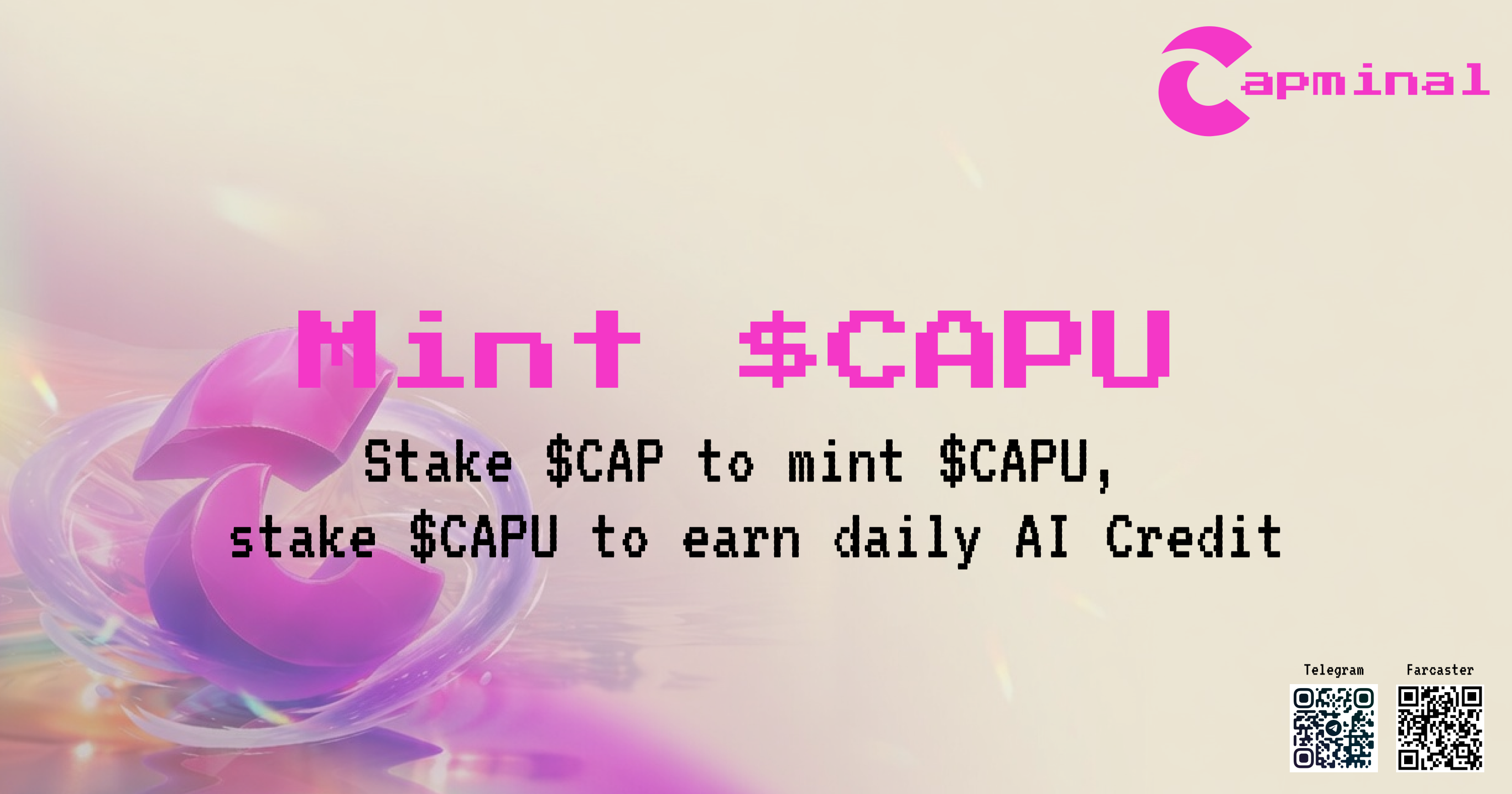 Mint $CAPU · Capminal